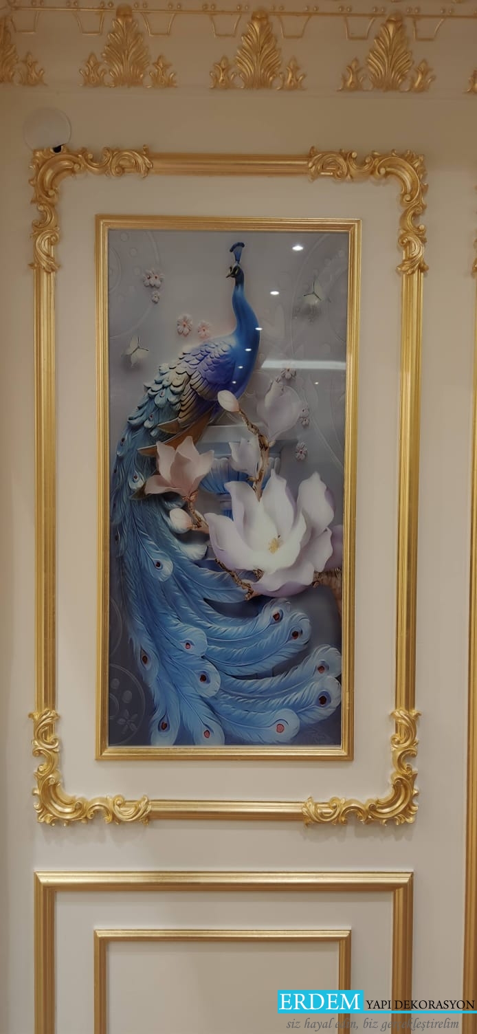 Baklava Ayna ve Duvar Çýtasý Dekorasyonu